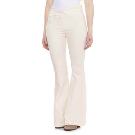 Free People Venice Beach Jeans - Flare Leg, Mid Rise in Worn White