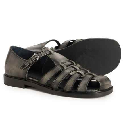 Free People Willow Fisherman Sandals - Leather (For Women) in Black