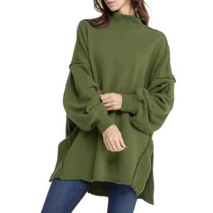 Free People Wonderful Sweatshirt in Green