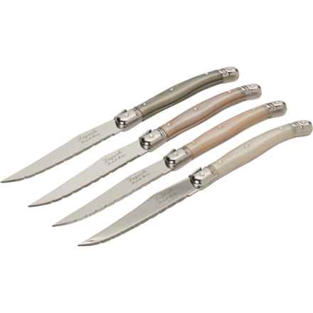French Home Laguiole Steak Knife Set - 4-Piece in Multi