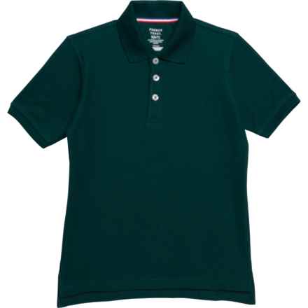 French Toast Boys Pique Polo Shirt - Short Sleeve in Hunter - Closeouts