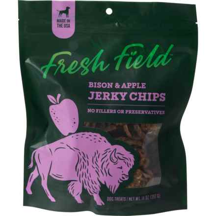 Fresh Field Jerky Chips Dog Treats - 14 oz. in Bison/Apple