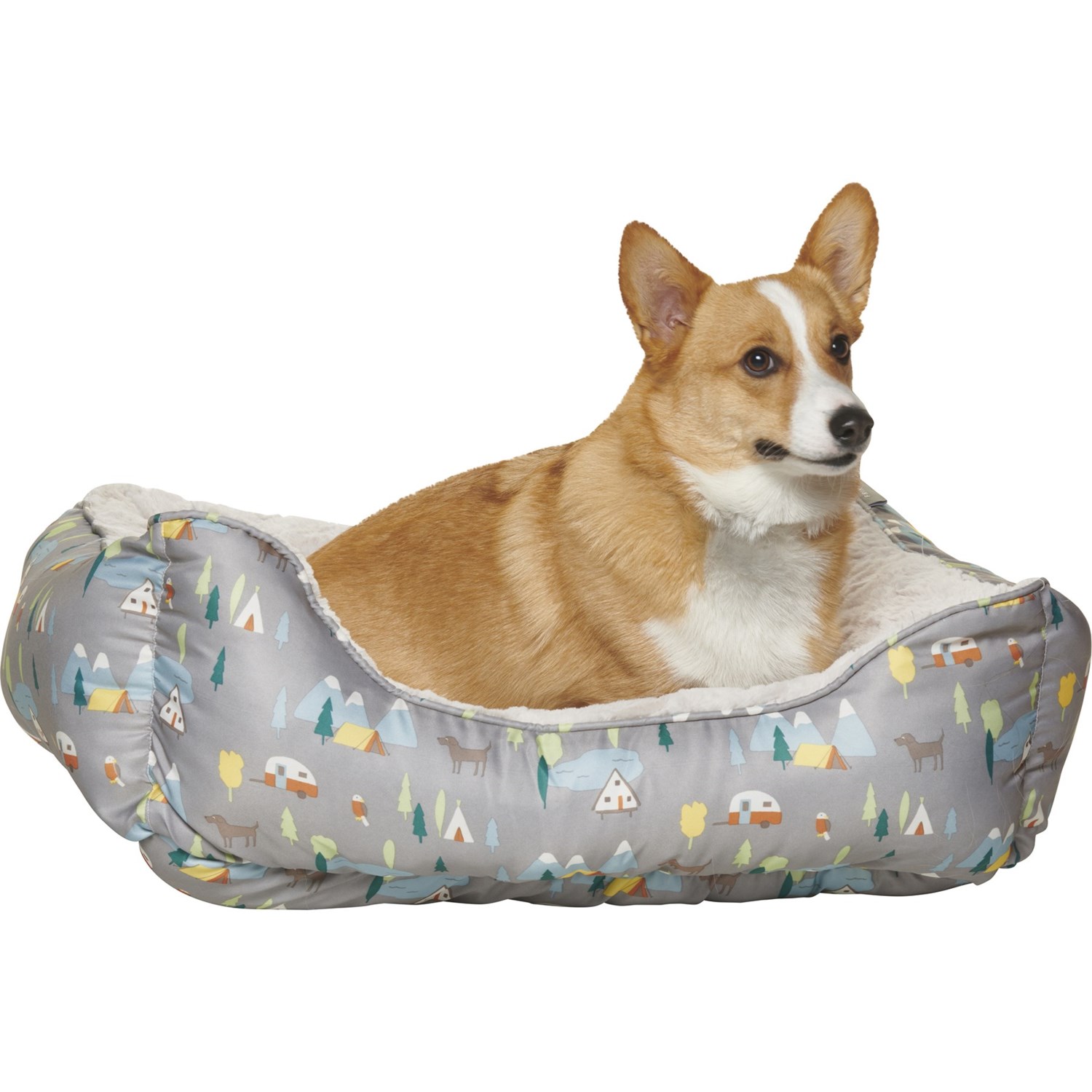 fringe dog bed large