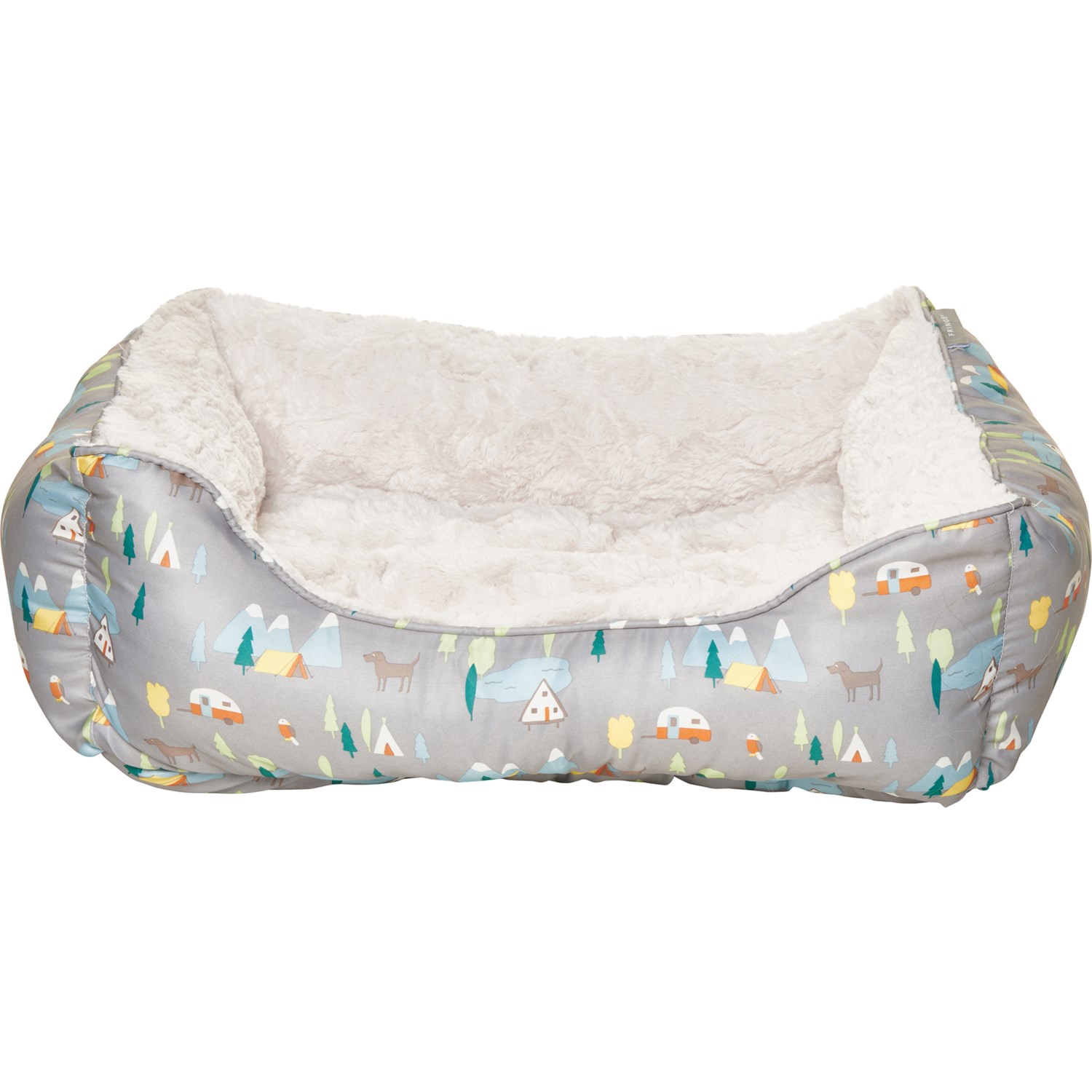 fringe dog bed large