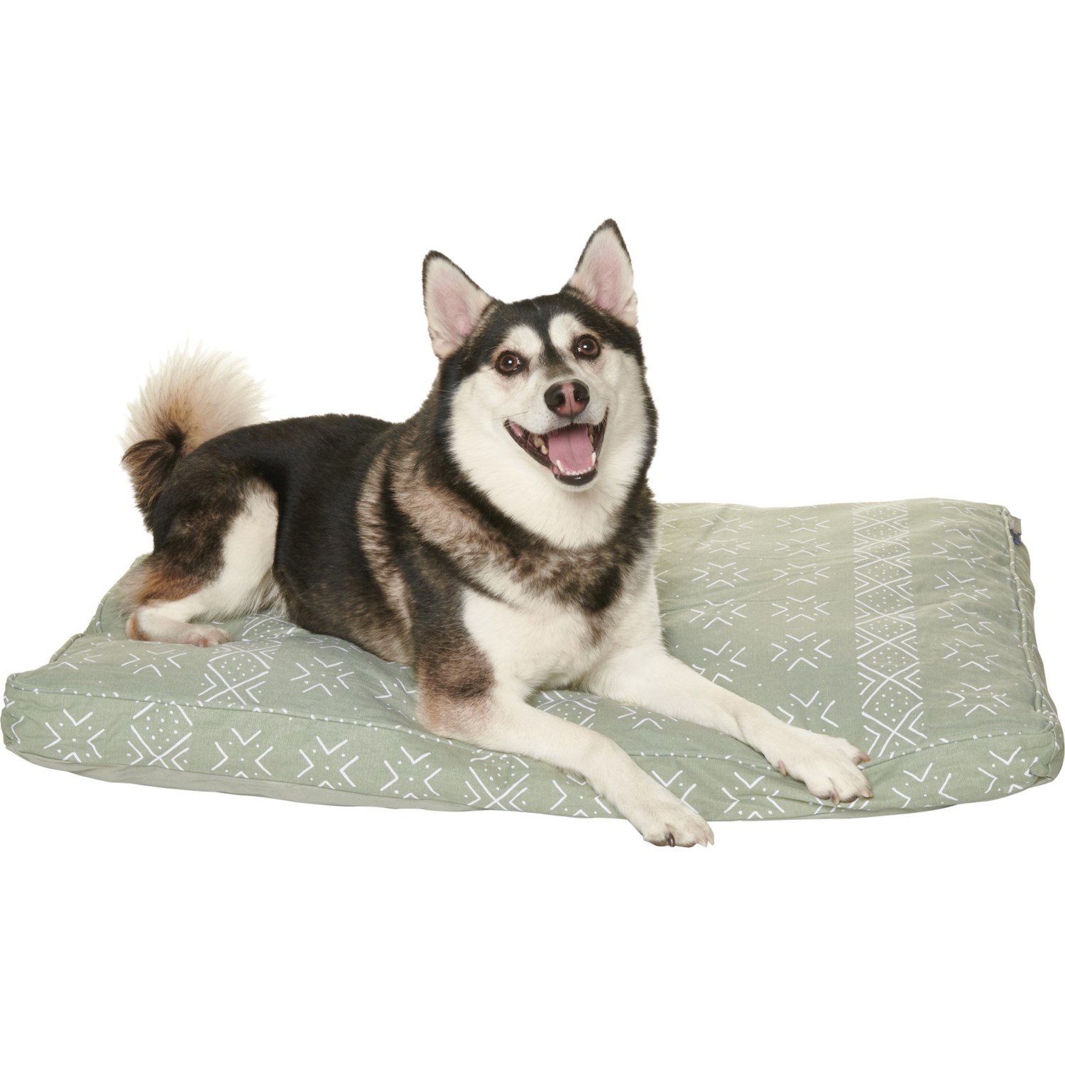 Fringe Large Mudcloth Dog Crate Mat - 35x23”