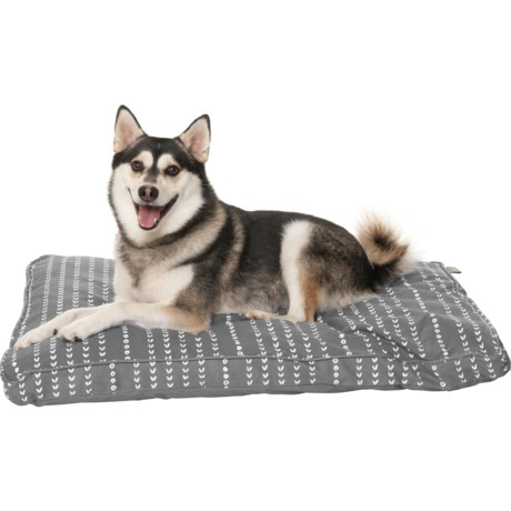 fringe orthopedic pet bed with memory foam