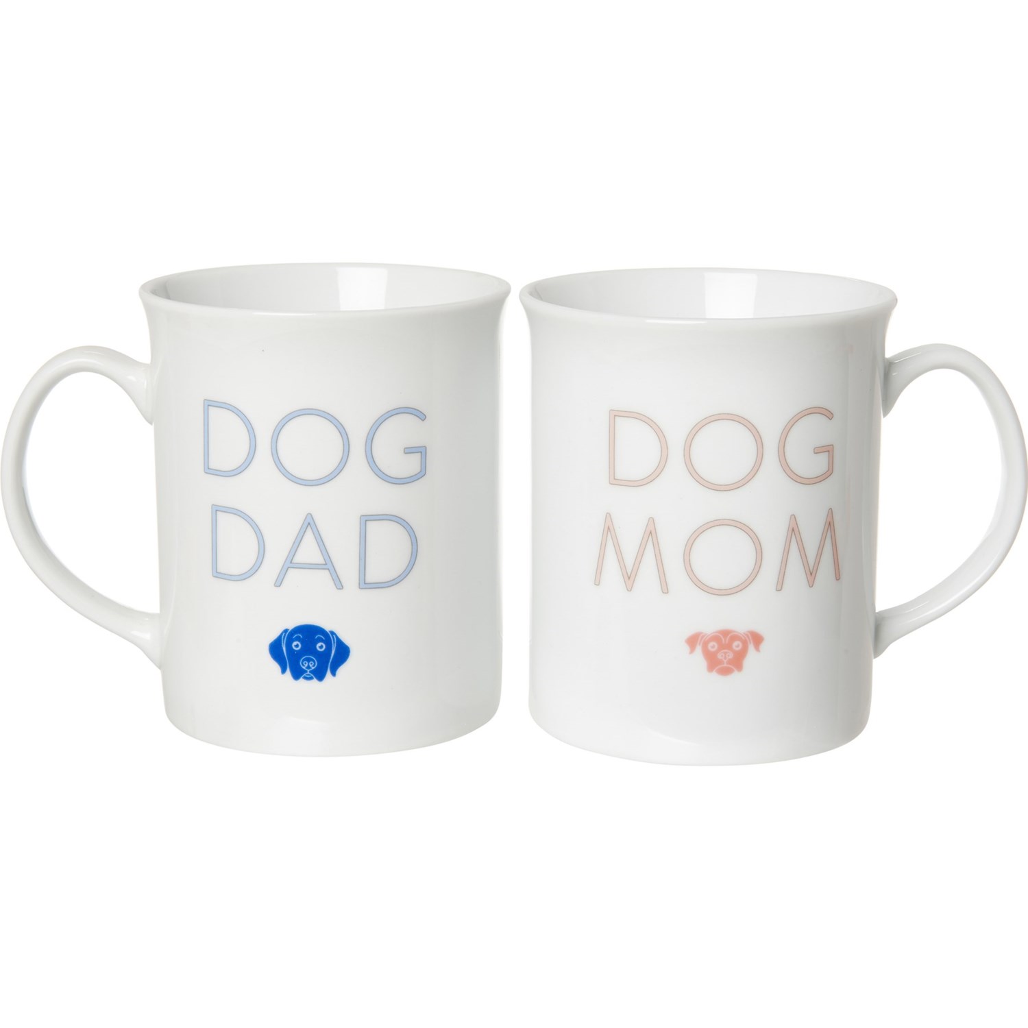 dog mom dog dad mug set