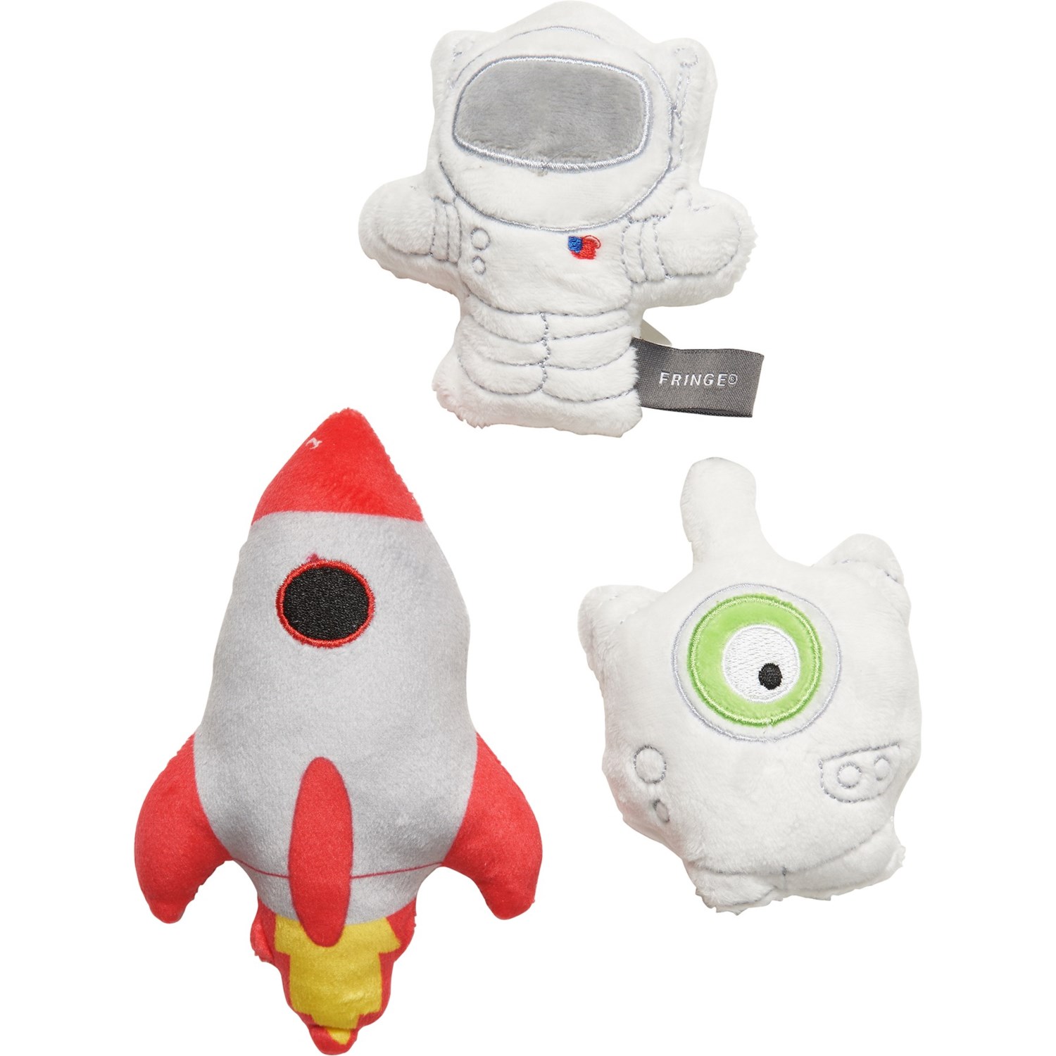 Fringe Studio Space Dog Toys 3Pack, Squeakers Save 33