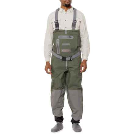 Frogg Toggs Pilot River Guide Stockingfoot Chest Waders in Green