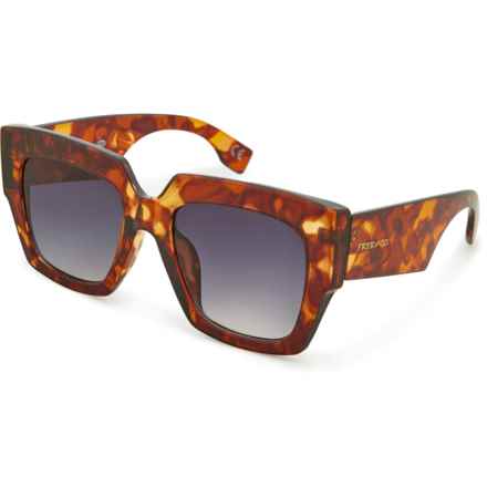 FRYE & CO Chunky Square Sunglasses in Tortiose