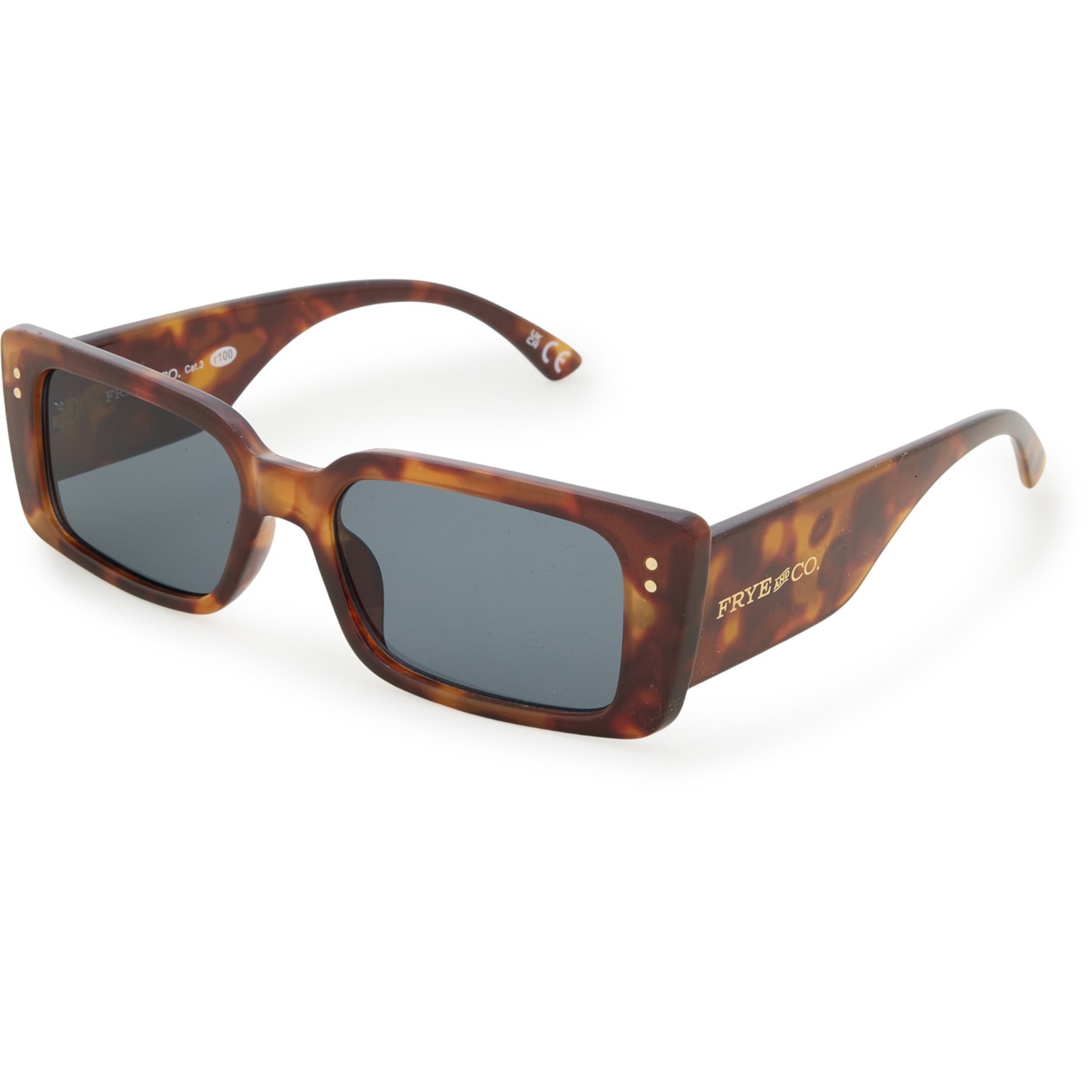 Frye Brown Tortoise Aviator Sunglasses with Gold Temples NWT Shay Tortoise Aviator Sunglasses by FREYRS Eyewear main image 3