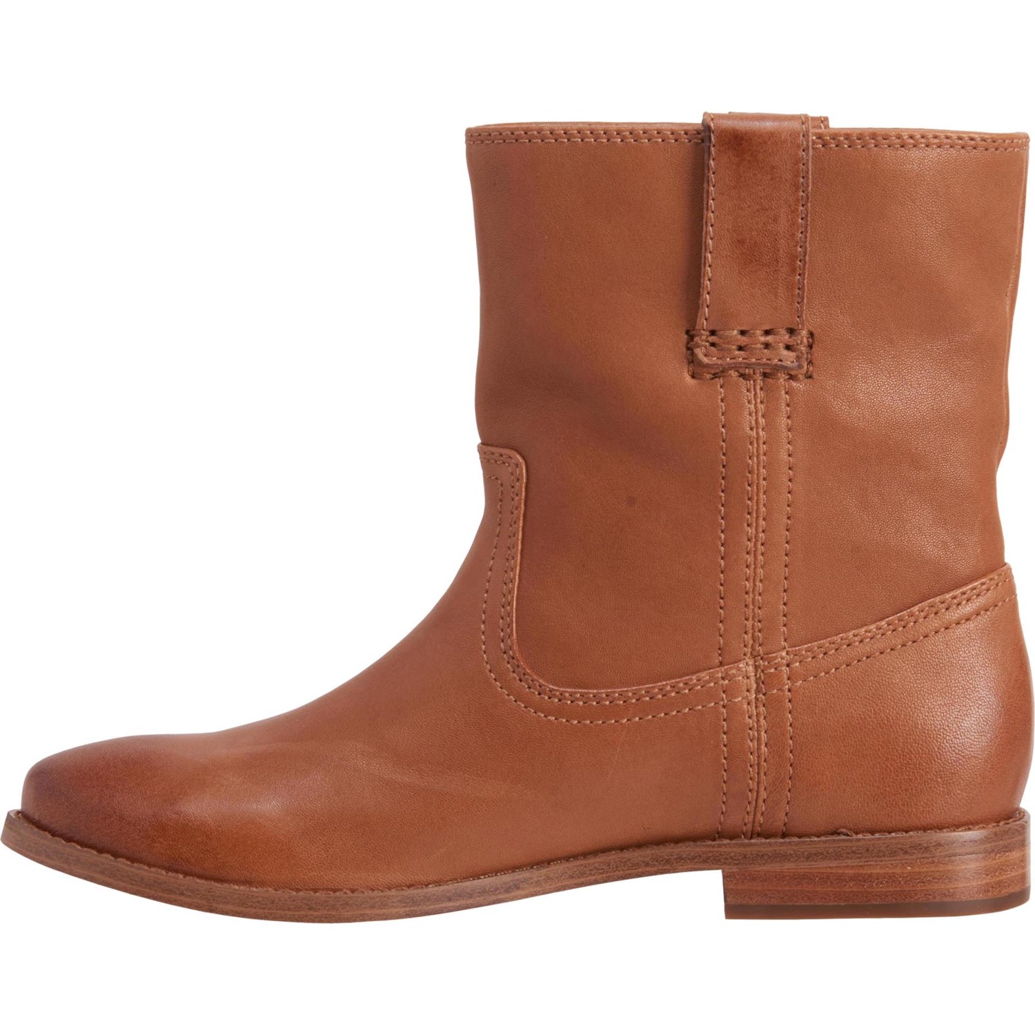 frye anna short leather boot