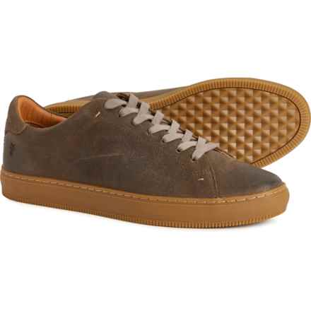 Frye Astor Low Lace Sneakers - Leather (For Men) in Sage Brush