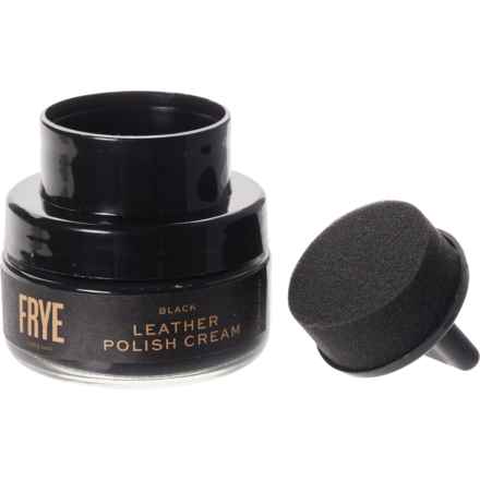 Frye Black Leather Polish Cream in Black