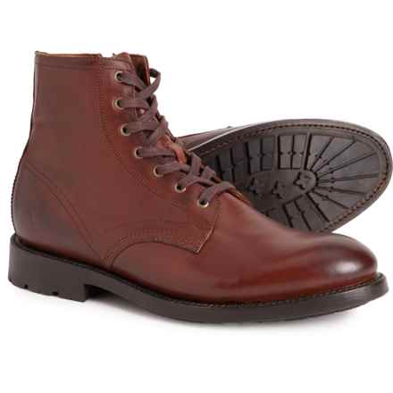 Frye Bowery Lace-Up Boots - Leather (For Men) in Brown