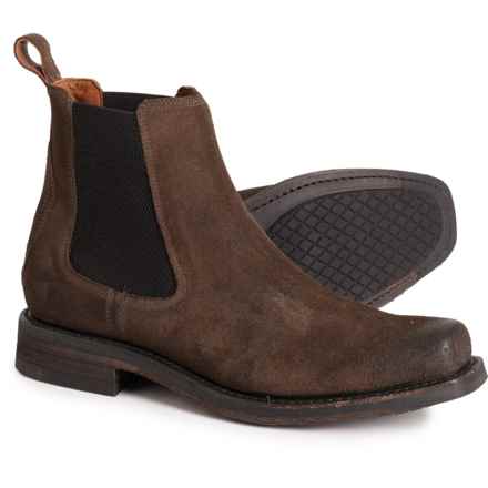 Frye Conway Chelsea Boots - Suede (For Men) in Grey