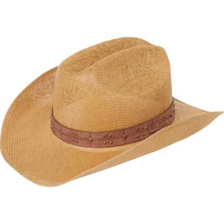 Frye Cowboy Hat with Faux-Leather Band (For Women) in Toast