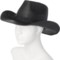 4HTFW_2 Frye Crown Cowboy Hat - Faux-Leather Band (For Women)