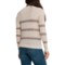 5CVHP_2 Frye Drop Shoulder Stripe Pointelle Sweater