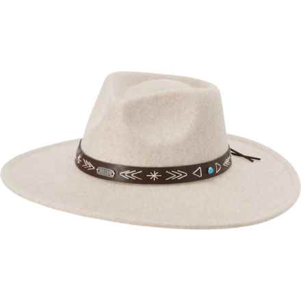 Frye Faux Felt Fedora in Oatmeal