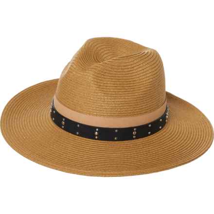 Frye Fedora with Faux-Leather Band (For Women) in Tobacco