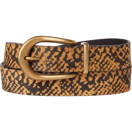 Frye Flat Strap Belt - Leather (For Women) in Brown Multi