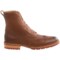 8393N_4 Frye James Lug Wingtip Leather Boots (For Men)