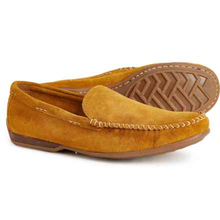 Frye Lewis Venetian Loafers - Suede (For Men) in Golden Rod