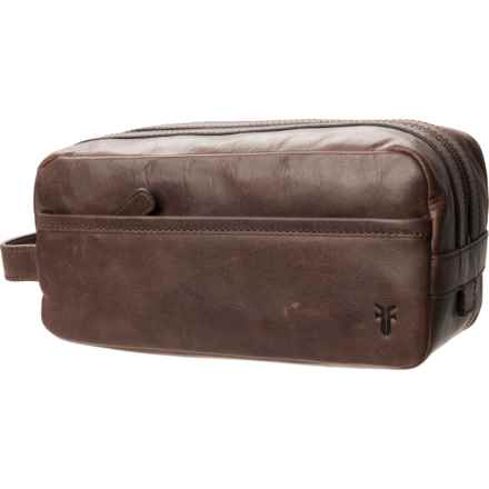 Frye Logan Travel Dopp Kit - Leather in Slate