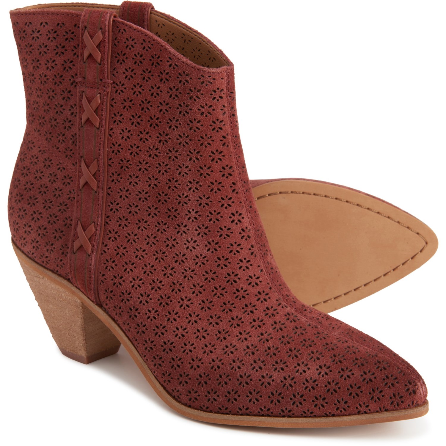 frye booties suede