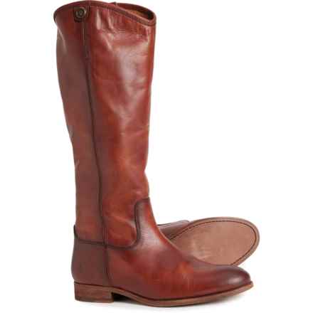 Frye Melissa Button 2 Boots - Leather (For Women) in Cognac