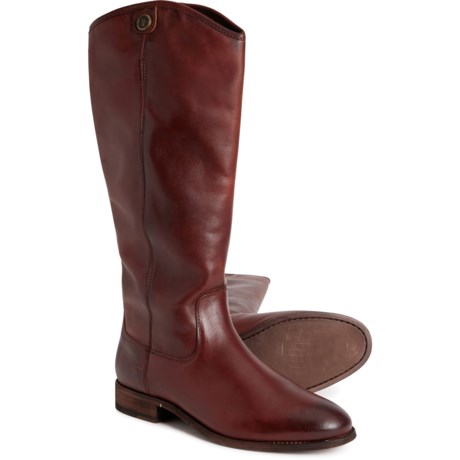 Frye Melissa Button 2 Boots - Leather (For Women) in Redwood