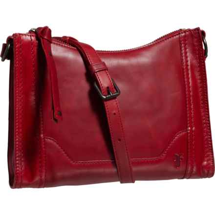 Frye Melissa Zip Crossbody Bag - Leather in Red