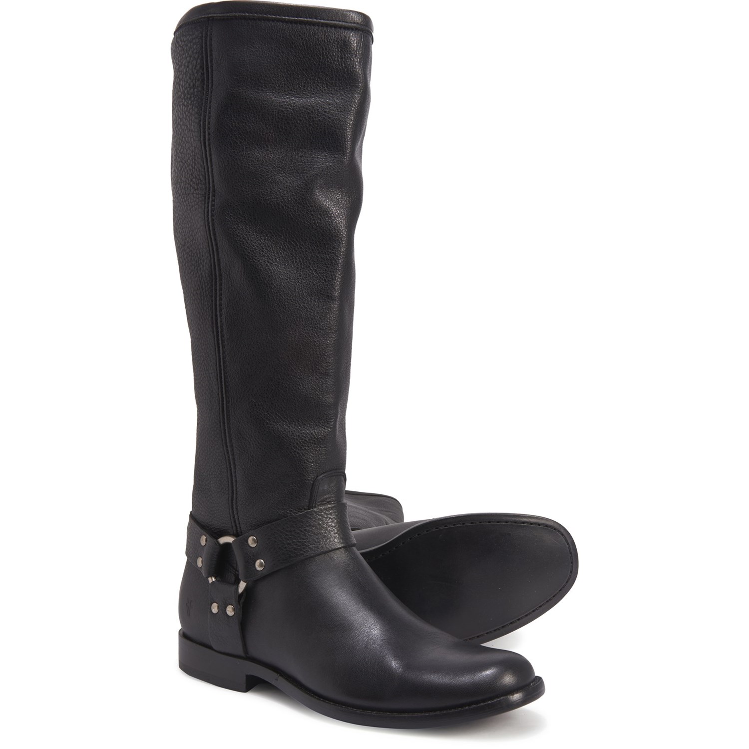 frye leather riding boots