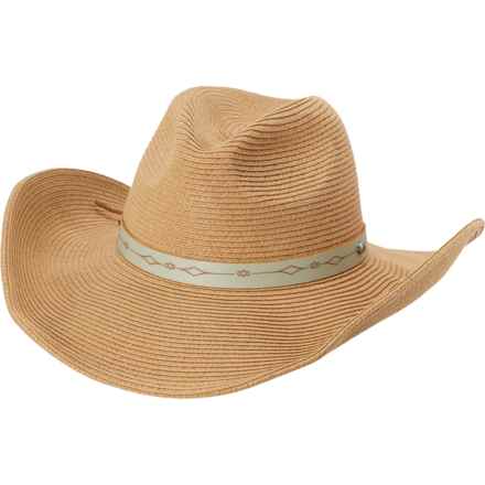 Frye Pinch Crown Cowboy Hat in Natural
