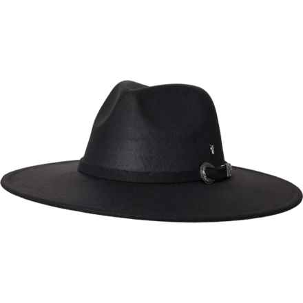 Frye Pinch Crown Fedora in Black