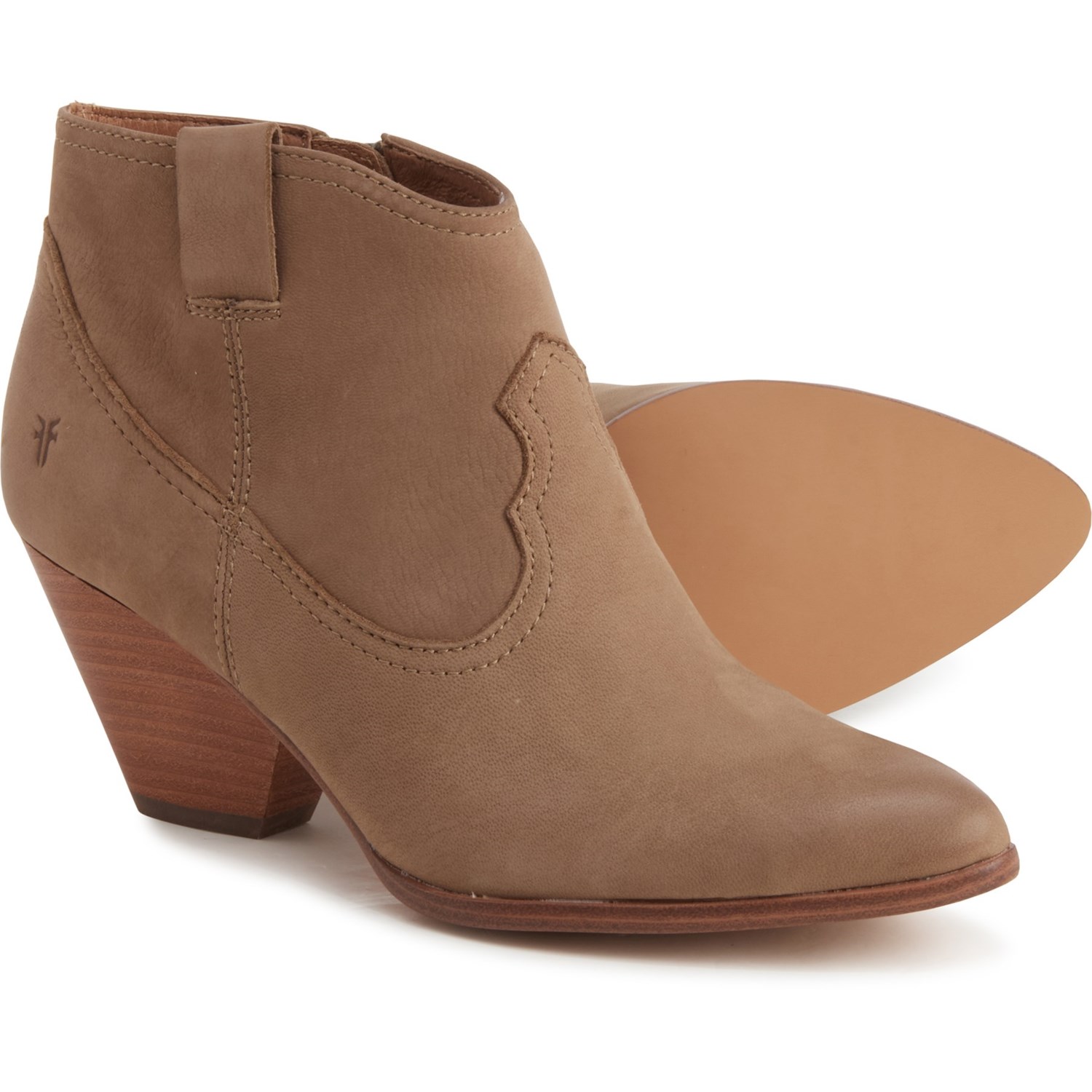 frye tan booties