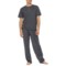 Frye T-Shirt and Pants Pajamas - Short Sleeve in Armor Heather