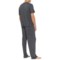 3YUVF_2 Frye T-Shirt and Pants Pajamas - Short Sleeve