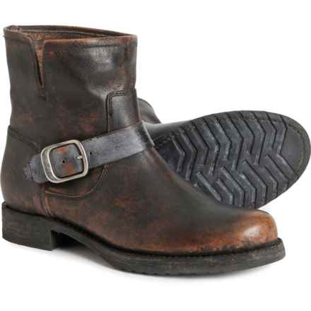 Frye Veronica Booties - Leather (For Women) in Black