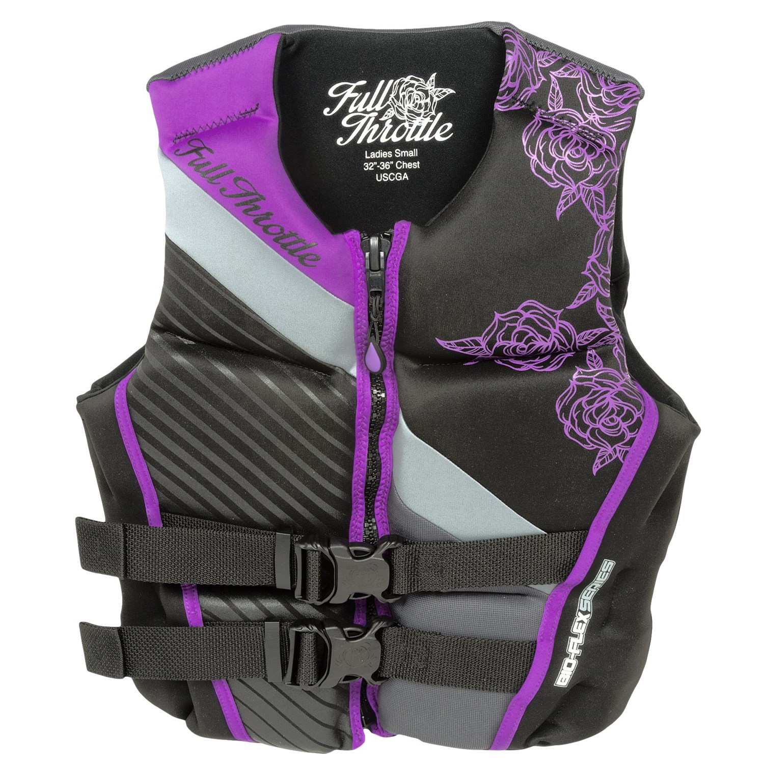 Full Throttle Hinged Flex-Back Neoprene Type III PFD Life Jacket (For ...