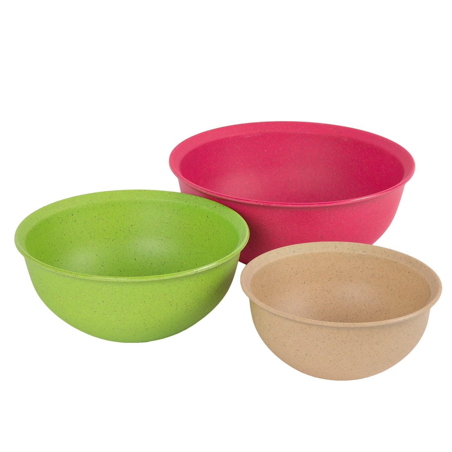 Fuller Brush Company Bamboo Mixing Bowls - Set of 3 - Save 57%