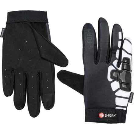 G-Form Bolle Cold-Weather Bike Gloves (For Men and Women) in Black/White