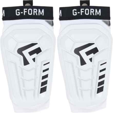 G-Form Pro-S Vento Soccer Shin Guards - Pair (For Boys and Girls) in White