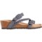 4RDKM_3 Gaahuu Asymmetric Braided Strap Wedge Sandals - Suede (For Women)