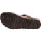 4RDKM_5 Gaahuu Asymmetric Braided Strap Wedge Sandals - Suede (For Women)