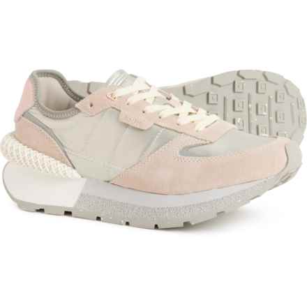 Gadol by Vintage Havana Style 2 Lace-Up Sneakers (For Women) in White/Nude/Washed Gold