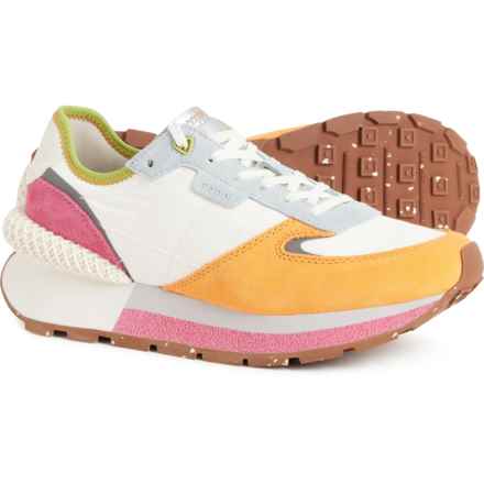 Gadol by Vintage Havana Style 2 Lace-Up Sneakers (For Women) in White/Orange/Pink