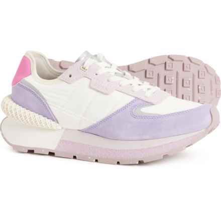 Gadol by Vintage Havana Style 2 Lace-Up Sneakers (For Women) in White/Purple/Pink