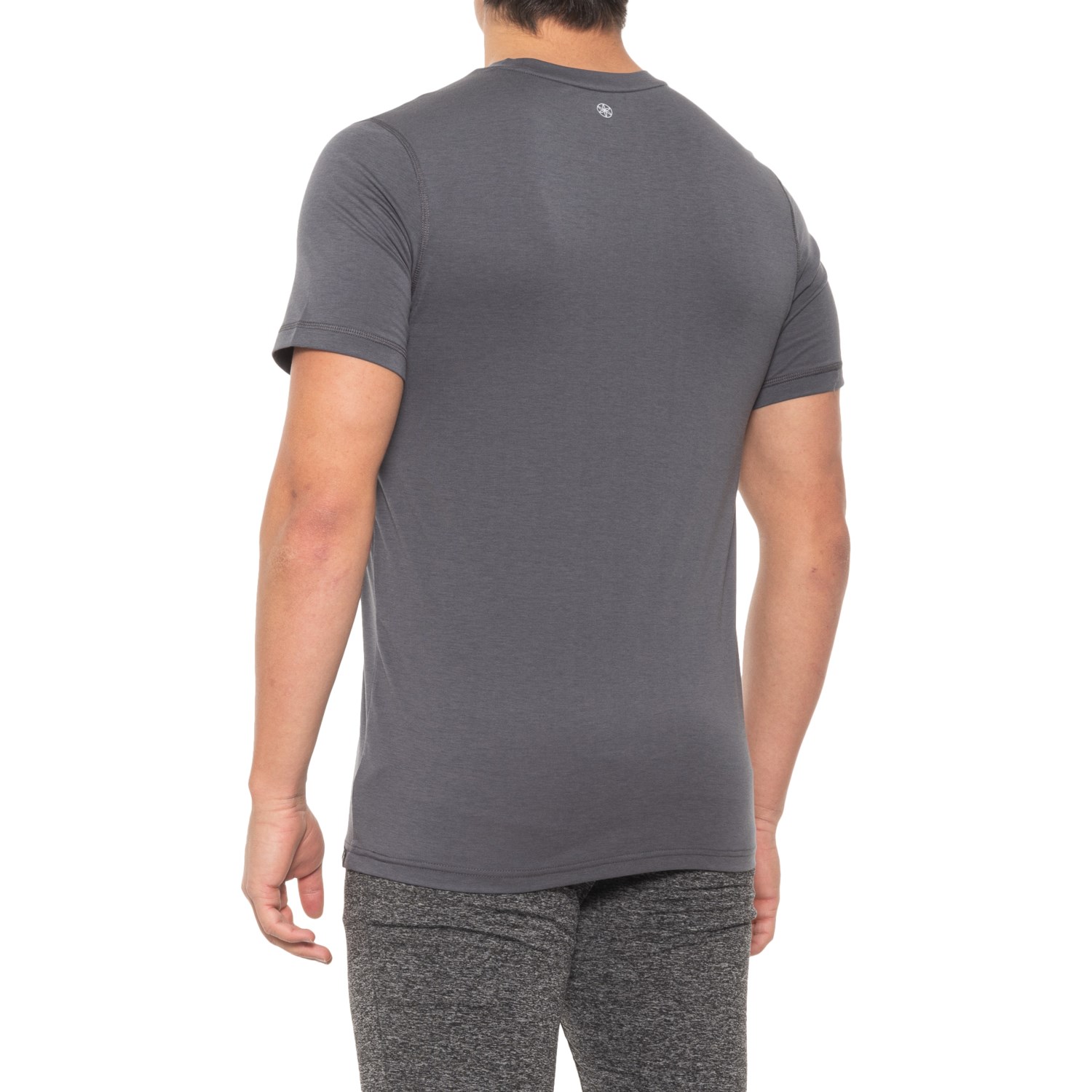 Gaiam Mens Everyday Basic Long Sleeve Crewneck Top Standard Fit | INDIA - View #2